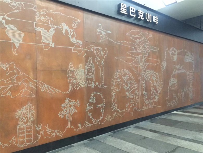 广宁耐候钢幕墙